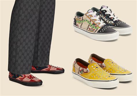 gucci vans collaboration.